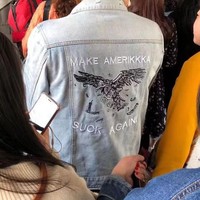 Buat Amerika jadi jelek lagi mungkin akan menyinggung Presiden Donald Trump. Foto: Instagram @nowhybecausechina