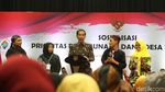 Keliling Surabaya, Jokowi Hadiri Sosialisasi Dana Desa
