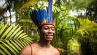 Dalam satu dekade terakhir, Suku Guarani yang menempati kawasan bagian selatan Brasil harus berjuang melawan oknum-oknum yang mau menguasai tanah mereka (AFP)