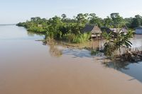 Rumah-rumah suku Guarani (iStock)