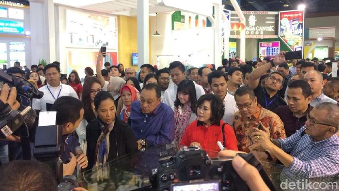 Menteri BUMN Rini Soemarno di Indonesia Property Expo 2019/Foto: Puti Aini Yasmin Menteri BUMN Rini Soemarno di Indonesia Property Expo 2019/Foto: Puti Aini Yasmin