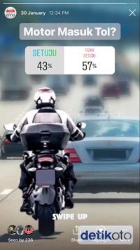 Penolakan yang serupa datang dari pengguna Instagram