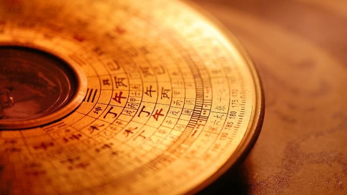 Ilustrasi feng shui, roda geomancy