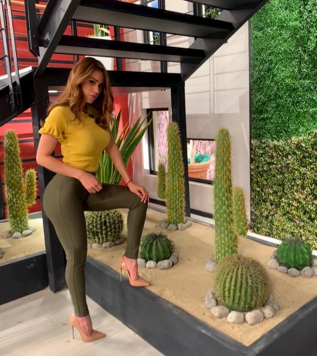 Selain menjadi pembaca prakiraan cuaca, Yanet juga berprofesi sebagai model dan juga aktris. Foto: Dok. Instagram/Yanet Gracia