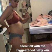 Fatimah tak menyangka, keisengannya berbagi foto perut buncit sehabis makan jadi viral dan diikuti banyak orang. Foto: Dok. Twitter