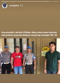 Vanessa Angel dijaga polisi.