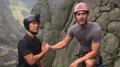 Foto: Gaya Richard Kyle Bertualang di Kediri