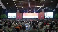 Suasana Rakornas BNPB, Jatim Expo, Surabaya, Jawa Timur, Sabtu (02/02/2019).