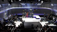 Sky Racing Team VR46 melakukan presentasi di Milan, Italia, untuk menyambut musim balap 2019. (Foto: Instagram @skyracingteamvr46)