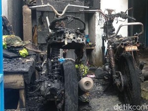 2 Motor Kembali Terbakar Misterius di Kota Semarang
