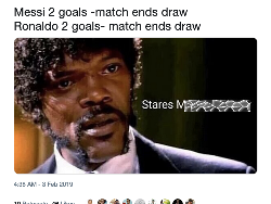 Ragam Meme Messi vs Ronaldo, Beda Liga tapi Masih Saingan