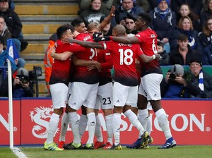 Hasil Liga Inggris: MU Menang 1-0 atas Leicester City
