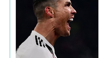 Saat Juventus berimbang 3-3 lawan Parma, Ronaldo mencetak dua gol. Ya, jumlah persis sama dengan gol Messi dini hari ini. (Foto: Internet/Twitter)