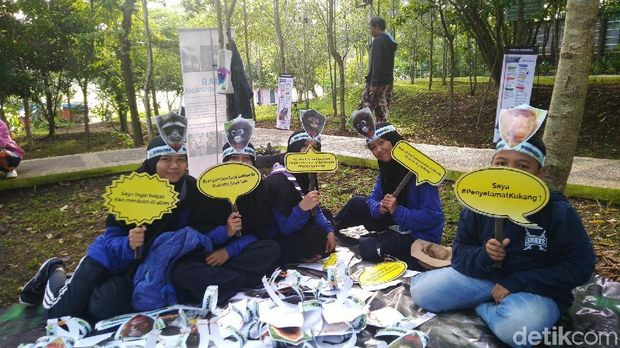 Animal Rescue Edukasi Pelajar Ciamis Cegah Peburuan Primata