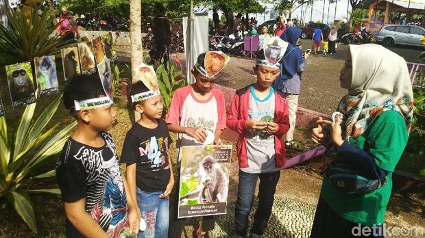 Animal Rescue Edukasi Pelajar Ciamis Cegah Peburuan Primata