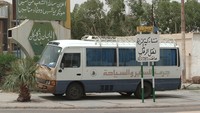 Bus sekolah di Sabha, Libya, bus ini digunakan hanya untuk murid sekolah swasta. Istimewa/Dok. Shutterstock/simona flamigni.