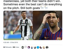 Ragam Meme Messi vs Ronaldo, Beda Liga tapi Masih Saingan