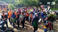 Aksi yang diselenggarakan Taman Hutan Kota, Cigembor, Ciamis, Jawa Barat, itu digelar untuk memperingati Hari Primata Indonesia.