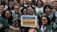 Alumni Menteng 64 yang diinisiasi oleh alumni dari sekolah Kolese Kanisius menyatakan dukungan untuk pasangan calon presiden dan calon wakil presiden nomor urut 1 Joko Widodo-Maruf Amin, Minggu (3/2/2019).