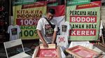 Aksi Masyarakat Lawan Hoax di CFD Jakarta