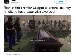 Meme-meme Kejam Arsenal Terdampar di Posisi Enam