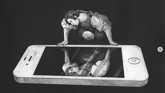ilustrasi medsos menohok