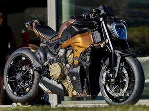 Ducati Panigale V4 Dimodifikasi Jadi Motor Naked