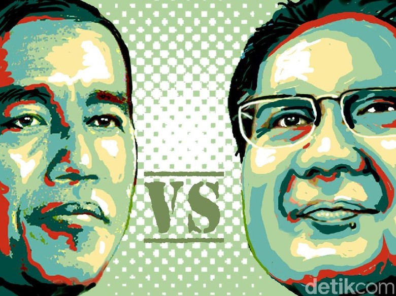 Jokowi vs Prabowo di 5 Survei Terbaru Jokowi vs Prabowo di 5 Survei Terbaru