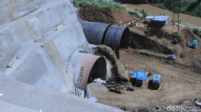 Penampakan Terkini Pembangunan Terowongan Curug Jompong