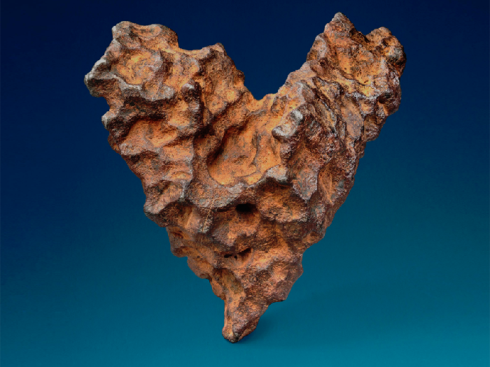 Meteorit bentuk hati, bisa jadi kado unik untuk hari Valentine. (Foto: dok. Christies) Meteorit bentuk hati, bisa jadi kado unik untuk hari Valentine. (Foto: dok. Christies)