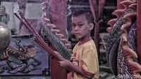 Doa malam digelar dalam rangka menyambut hari Imlek esok hari.