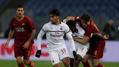 Duel Roma vs Milan Tanpa Pemenang
