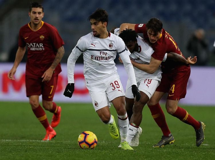 Duel Roma vs Milan Tanpa Pemenang