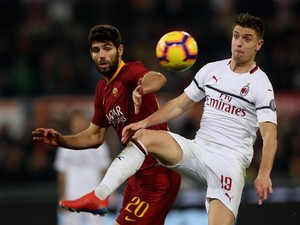 Hasil Liga Italia: AS Roma vs AC Milan Berakhir Imbang