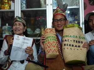 Janji Sandi ke Pengusaha UKM Palangkaraya Jika Terpilih Jadi Wapres