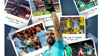 Rekor Arsenal melawan Manchester City memang kurang bagus. Foto: istimewa