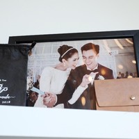 Baim Wong dan Paula pun memilih pouch untuk suvenir pernikahan mereka. Bahkan, mereka memilih vendor yang sama dengan Kahiyang Ayu, yaitu Ellinorline Gift. Foto: Silmia Putri/Wolipop