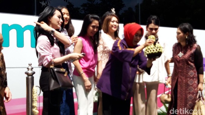 Istri Gus Ipul mengingatkan pentingnya deteksi dini kanker pada wanita (Foto: Hilda Meilisa Rinanda/detikHealth) Istri Gus Ipul mengingatkan pentingnya deteksi dini kanker pada wanita (Foto: Hilda Meilisa Rinanda/detikHealth)