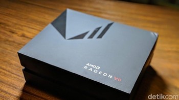 AMD memperkenalkan pertama kali Radeon 7 pada 10 Januari lalu di Las Vegas, Amerika Serikat. Foto: Adi Fida Rahman/detikINET