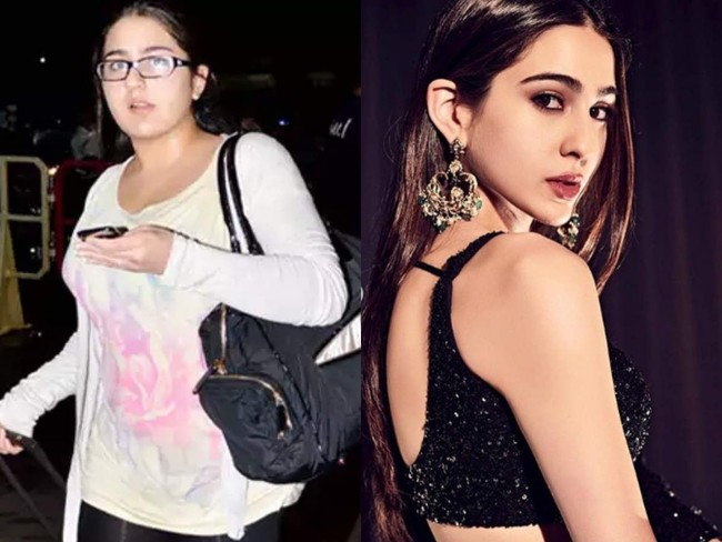 Seperti inilah transformasi Sara dari yang dulunya berbobot 96 kg, turun 30 kg dengan sederet kerja kerasnya untuk menurunkan berat badan. Foto: Dok. Instagram @saraalikhan95