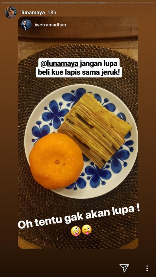 Luna Maya Diminta Siapkan Jeruk dan Kue Lapis di Momen Imlek, Apa Maknanya?