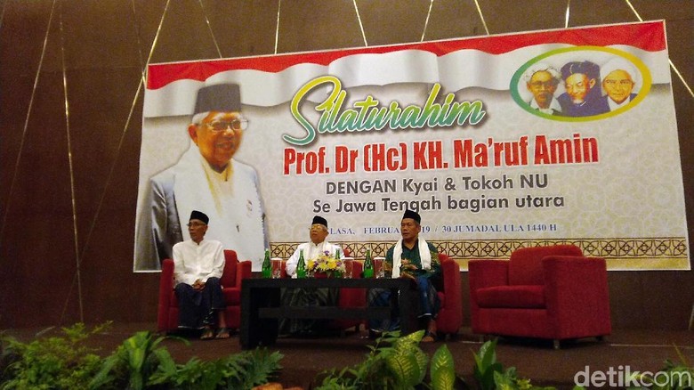 Maruf Amin Konsolidasi Bareng Kiai Pantura Jateng Maruf Amin Konsolidasi Bareng Kiai Pantura Jateng