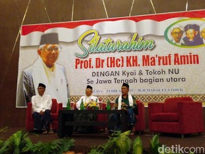 Maruf Amin Konsolidasi Bareng Kiai Pantura Jateng