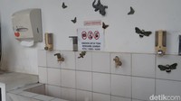 Sebelum masuk ke dalam, tersedia wastafel untuk mencuci tangan tamu agar lebih higienis. (Foto: Aisyah/detikHealth)