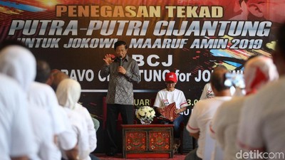 Bravo Cijantung Dukung Jokowi-Maruf Amin