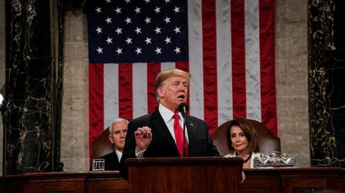 Presiden AS Donald Trump. Foto: Doug Mills/Pool via REUTERS Presiden AS Donald Trump. Foto: Doug Mills/Pool via REUTERS
