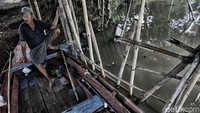 Warga Tionghoa identik dengan kemakmuran namun berbading terbalik dengan nasib Engkong alias Koh Lian Han (80), Ia sudah sejak masa muda bekerja sebagai pemulung dan jasa penyeberangan di sungai Cisadane Kota tangerang.