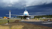 Dulunya Boeing 747-212B ini dimiliki maskapai Swedia, Transjet. Kemudian sudah tidak terpakai dan disulap menjadi hotel di dekat Bandara Internasional Arlanda (Jumbo Jet)