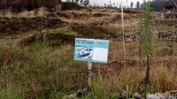 Sebuah petirtaan di Situs Liyangan. Peneliti juga mendapatkan data organik yaitu bekas bahan makanan juga, ada padi dan lain-lain, semuanya jadi arang karena terbakar (Eko Susanto/detikTravel)