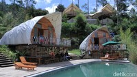 Glamping Legok Kondang ada di Lebak Muncang, Kecamatan Ciwidey, Kabupaten Bandung, Jawa Barat (Wisma Putra/detikTravel)